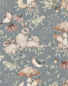 7482 Minou Blue and Multi Wallpaper by Boråstapeter