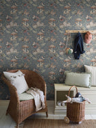 7482 Minou Blue and Multi Wallpaper by Boråstapeter