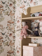 7483 Minou Beige and Multi Wallpaper by Boråstapeter