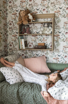 7483 Minou Beige and Multi Wallpaper by Boråstapeter