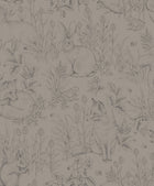 7487 Forest Friends Brown Wallpaper by Boråstapeter