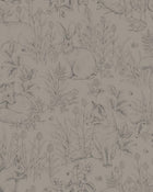 7487 Forest Friends Brown Wallpaper by Boråstapeter