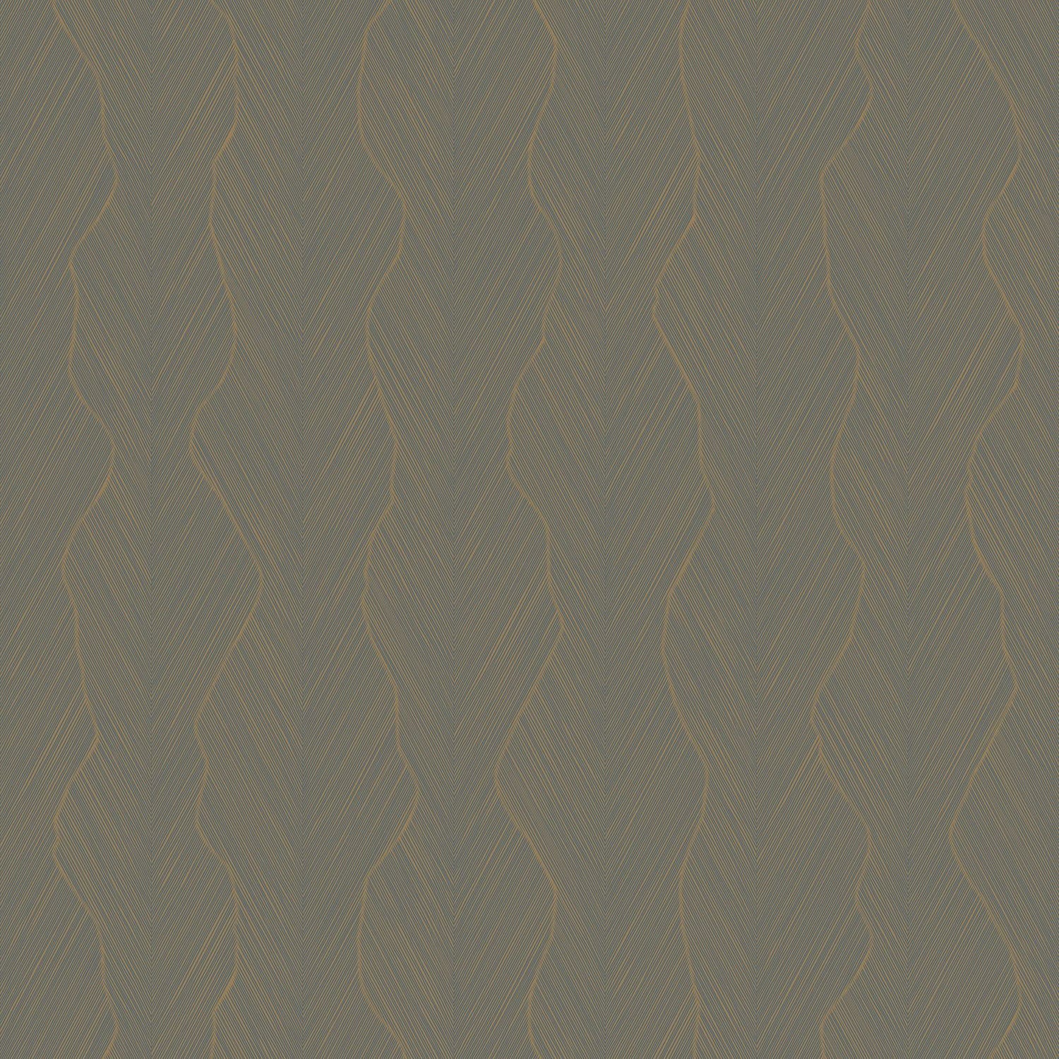 74910304 Strie Pierre Bleue/Doré Wallpaper by Casamance