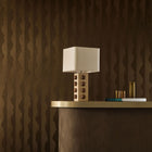 74910610 Strie Noir/Doré Wallpaper by Casamance