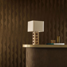 74910610 Strie Noir/Doré Wallpaper by Casamance