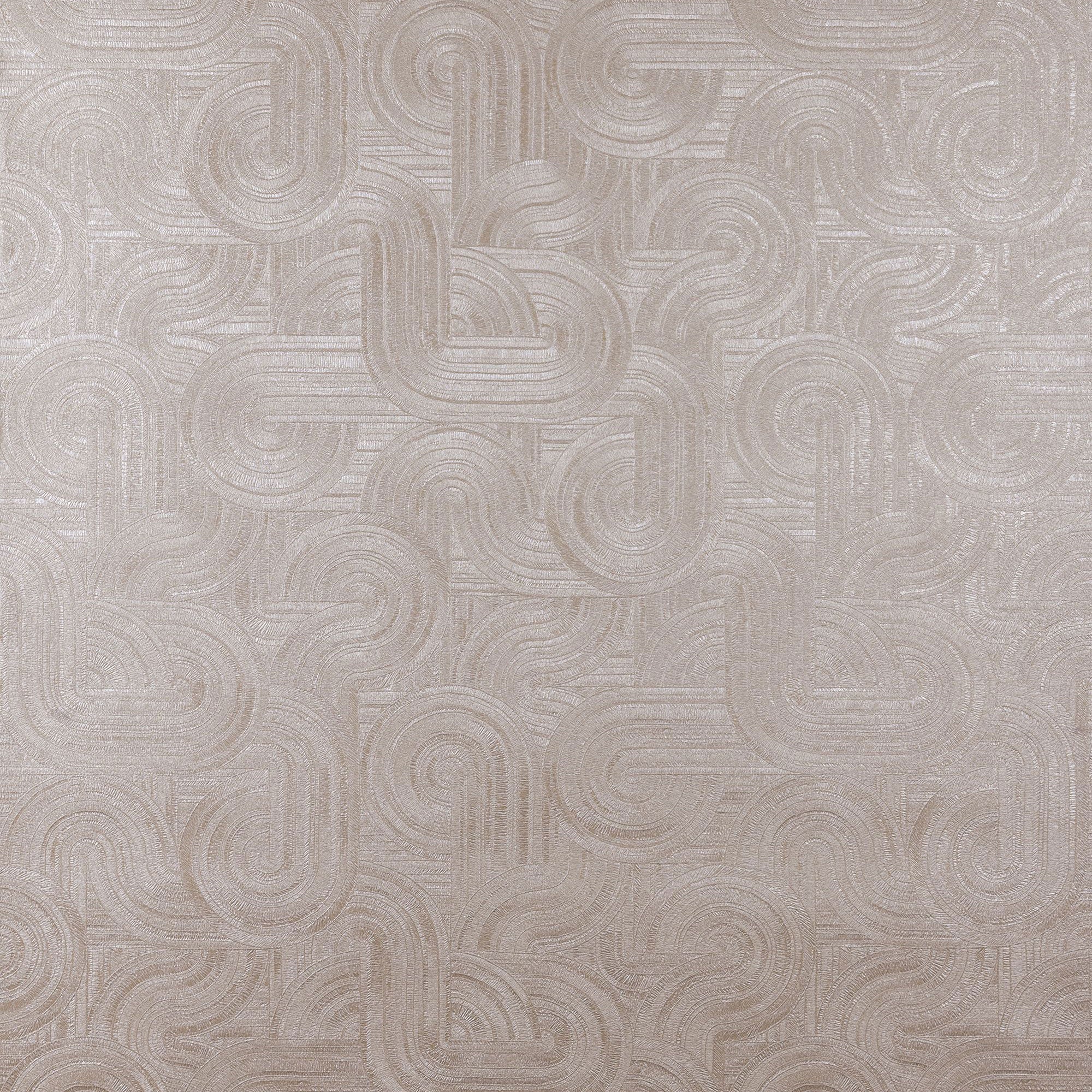 75000814 Carat Gris/Nacré Wallpaper by Casamance