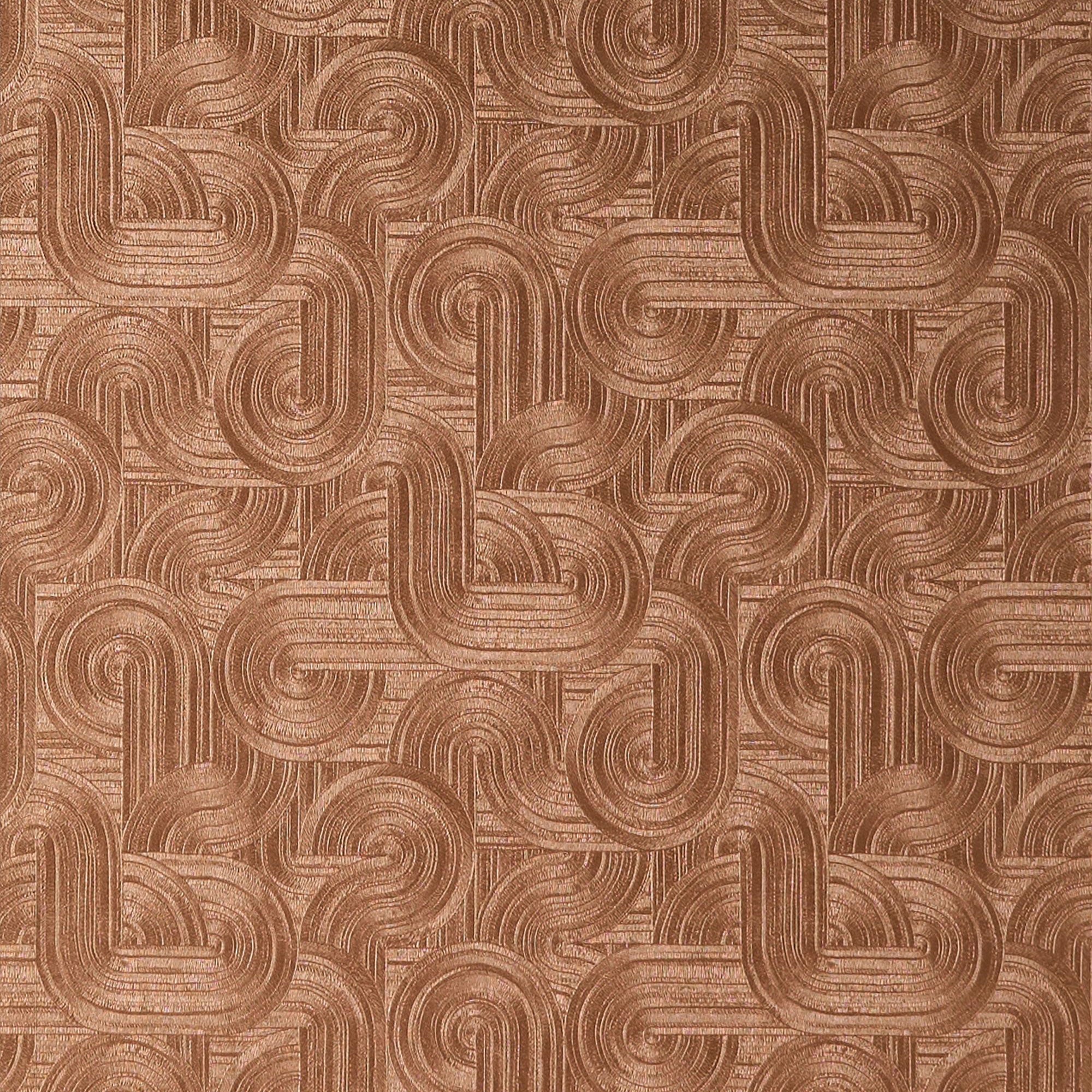 75001120 Carat Cuivre Wallpaper by Casamance