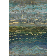 Azurite Alliages Panel Wallpaper by Casamance