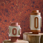 75111324 Dahlia Ete Indien Wallpaper by Casamance