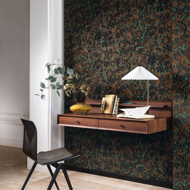 75111528 Dahlia Ete Indien Wallpaper by Casamance