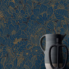 75111630 Dahlia Ete Indien Wallpaper by Casamance
