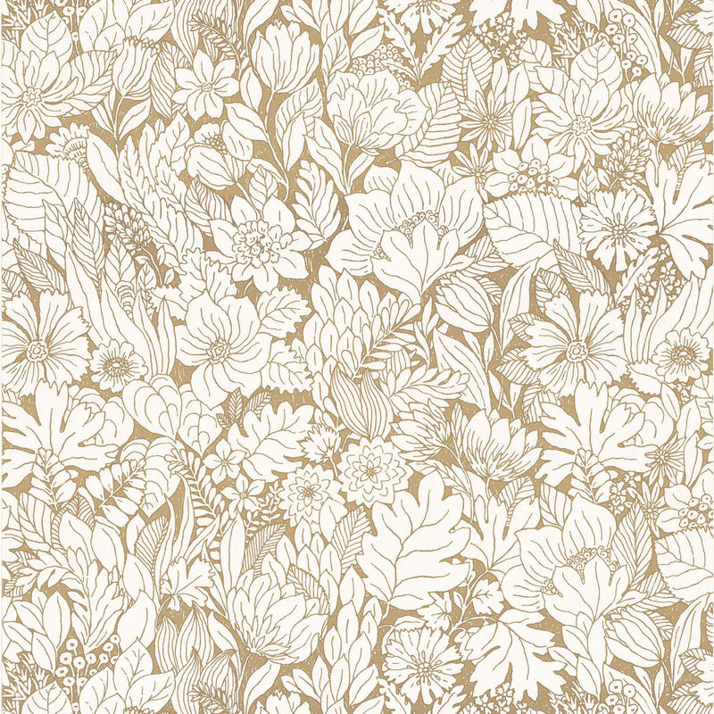 75111732 Dahlia Ete Indien Wallpaper by Casamance