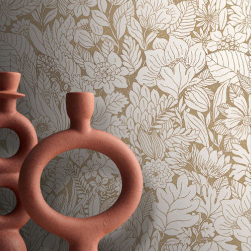75111732 Dahlia Ete Indien Wallpaper by Casamance