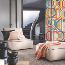 75194090 Bogolan Karabane Panel Wallpaper by Casamance