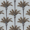Atlas Pierre Bleue Mirage Wallpaper by Casamance