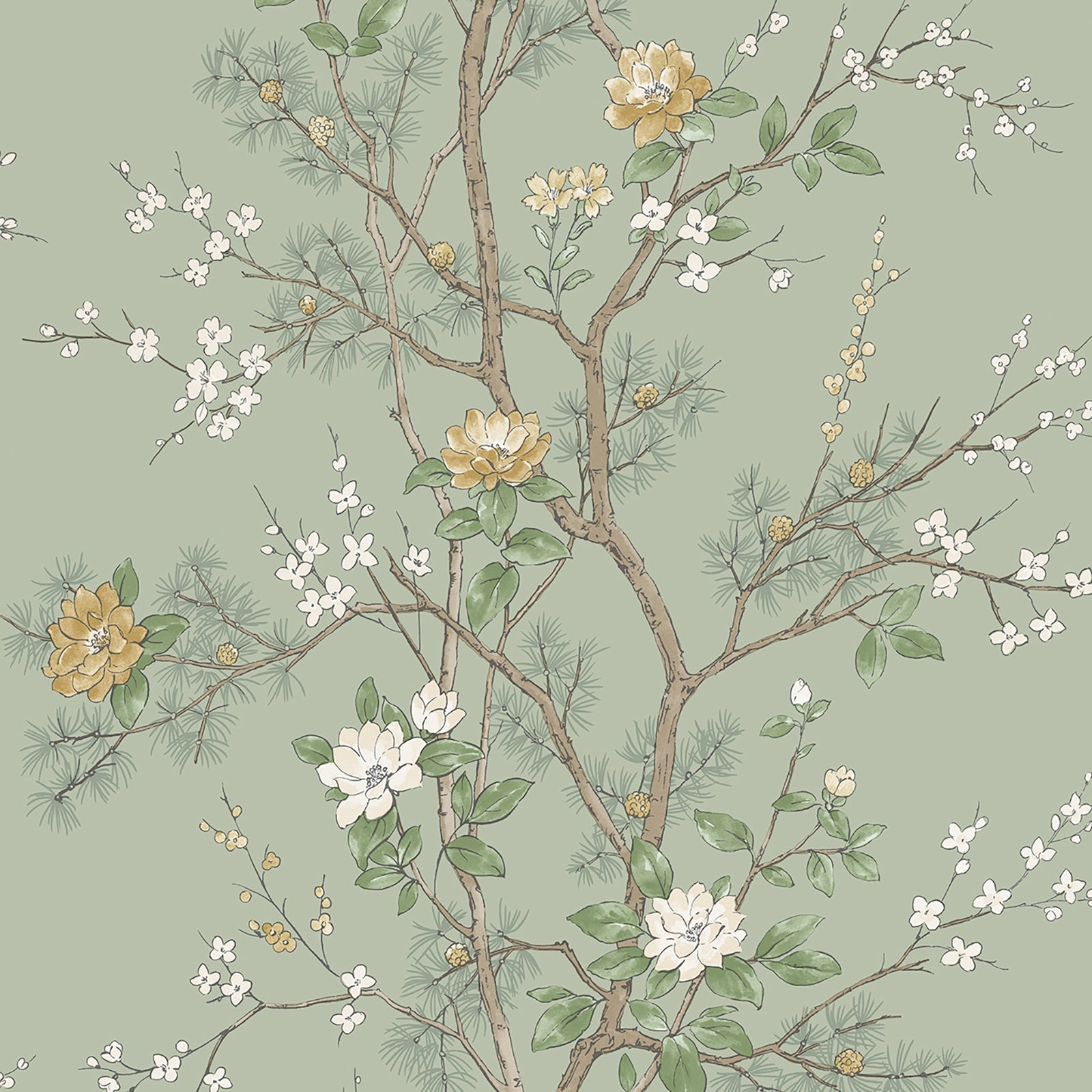 752 Bridget Floral wallpaper by Belgravia