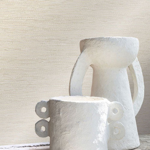 Tatami Grege Le Jacquard Wallpaper by Casamance