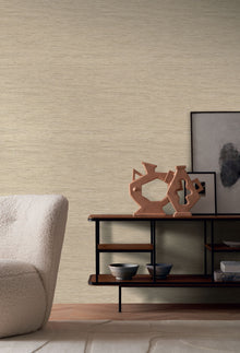 75342344 Tatami Marron Wallpaper by Casamance