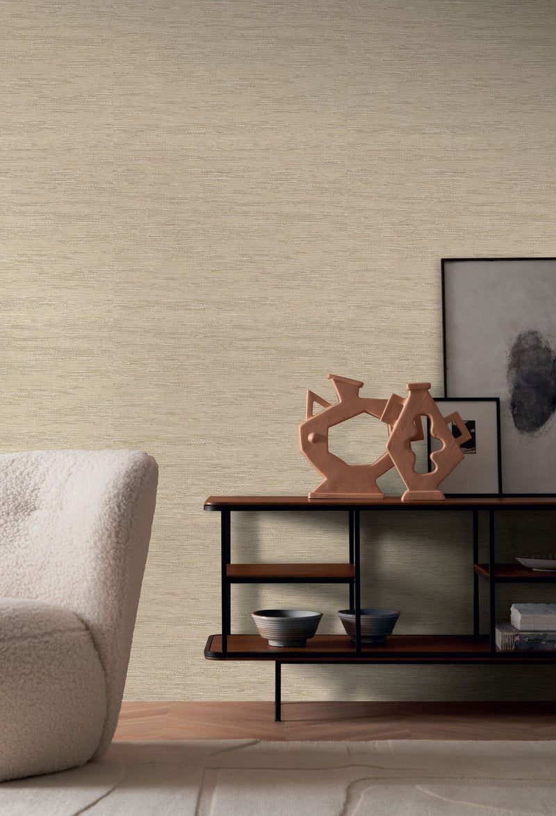 75342344 Tatami Marron Wallpaper by Casamance