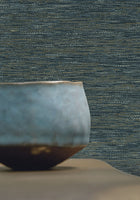 75343772 Tatami Petrole Wallpaper by Casamance
