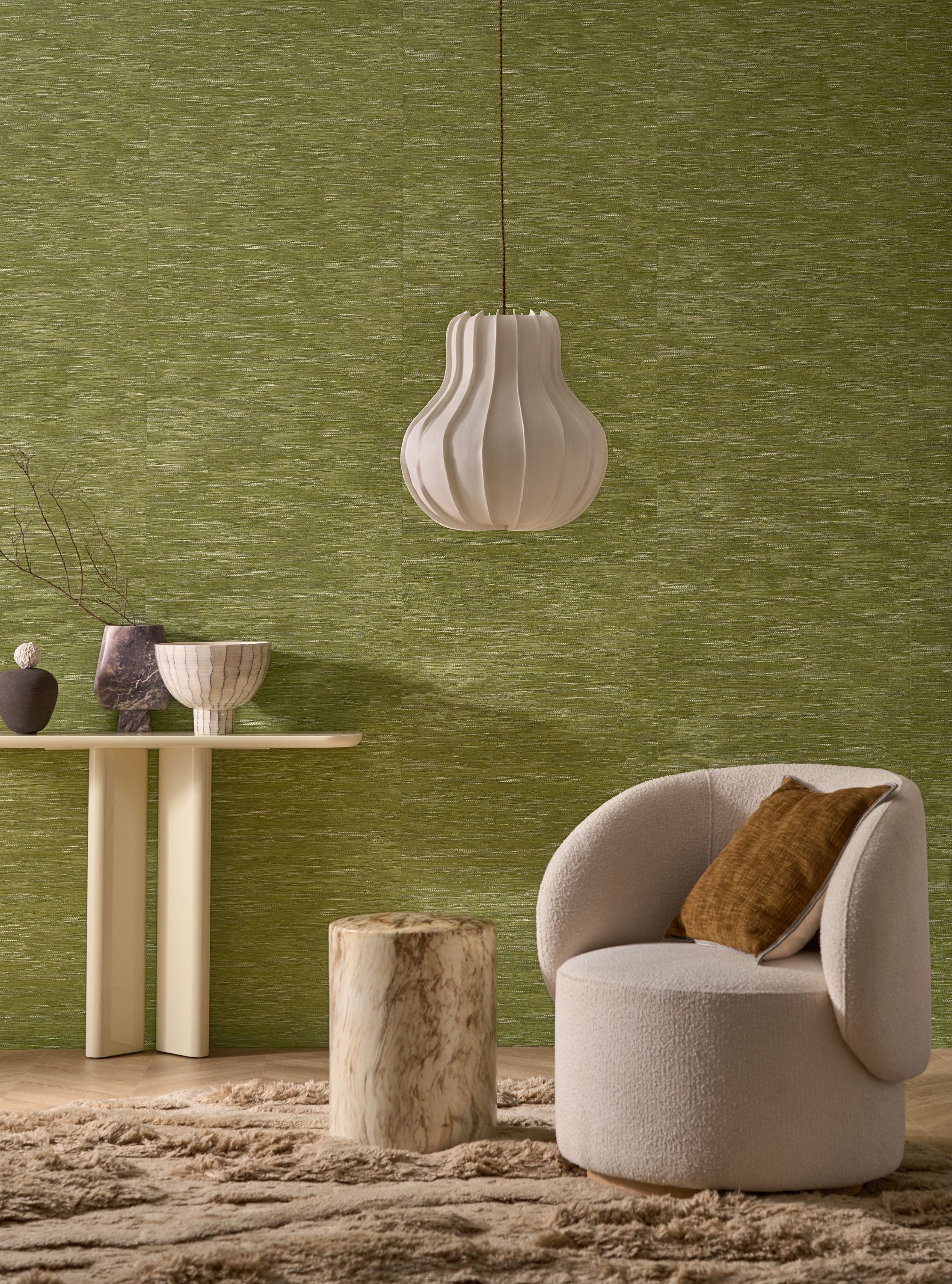 75346018 Tatami Matcha Wallpaper by Casamance