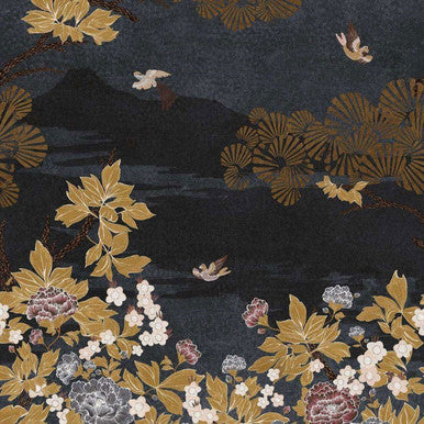 Kansai Panel Archipel Wallpaper by Casamance