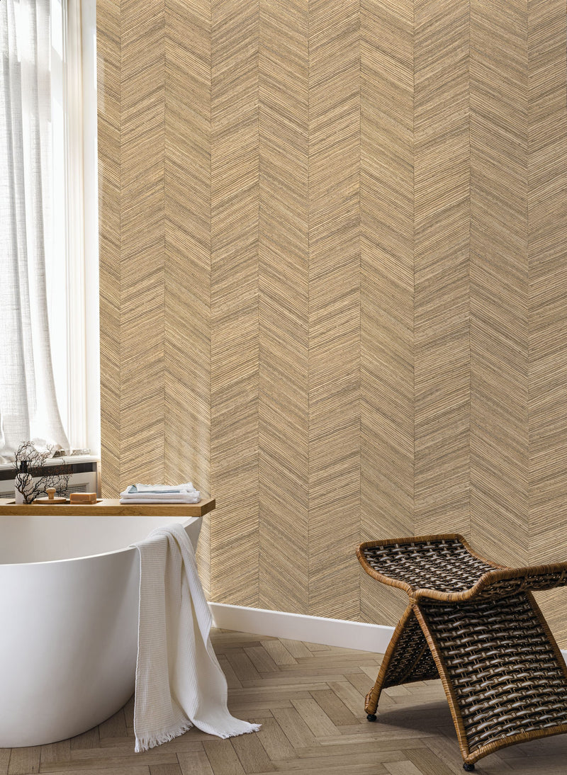 75370916 Ocotea Sable Wallpaper by Casamance
