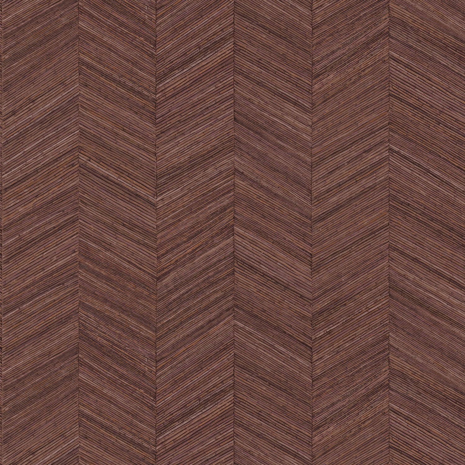 75372854 Ocotea Cèdre Rouge Wallpaper by Casamance