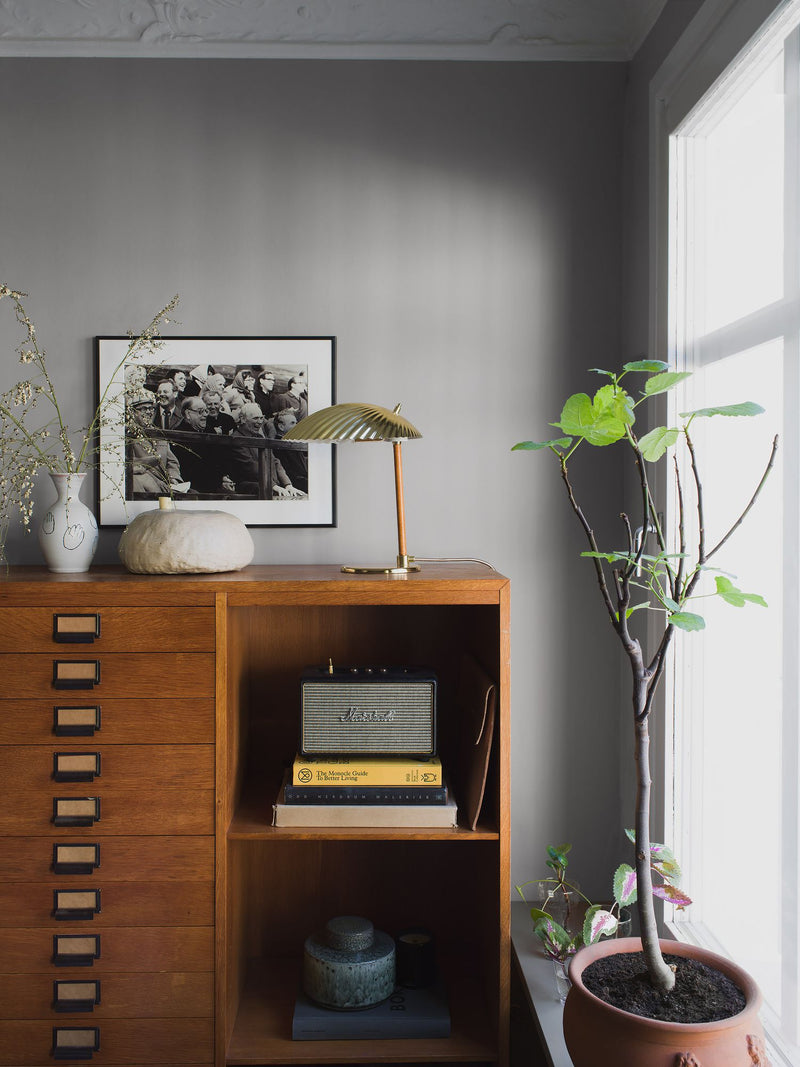 Seal Grey Pigment Wallpaper by Boråstapeter