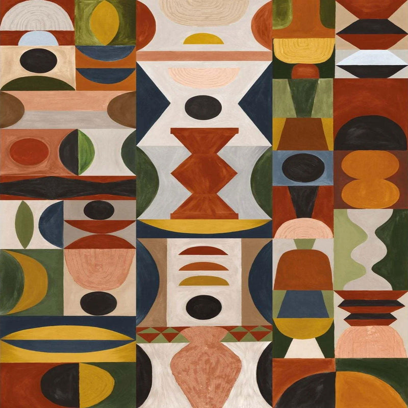 75564078 Modelage Panel L'Atelier Wallpaper by Casamance