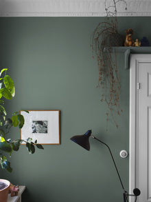 Dusk Green Pigment Wallpaper by Boråstapeter