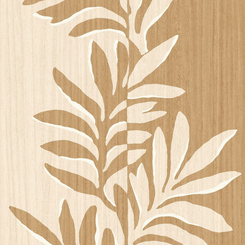 75601018 Rama Ivoire/Chêne Wallpaper by Casamance