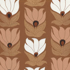 75690916 Dauphine Square Jasmin Ambre and Nude Wallpaper by Casamance