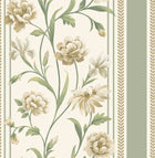 756 Raya Sage/Cream Wallpaper by Belgravia