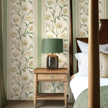 756 Raya Sage/Cream Wallpaper by Belgravia