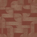 Hector Terracotta and Dore Square Jasmin Wallpaper by Casamance