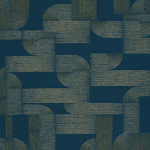 75701834 Hector Square Jasmin Petrole and Dore Wallpaper by Casamance