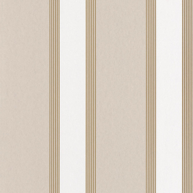 75712038 Auteuil Blanc/Doré Wallpaper by Casamance