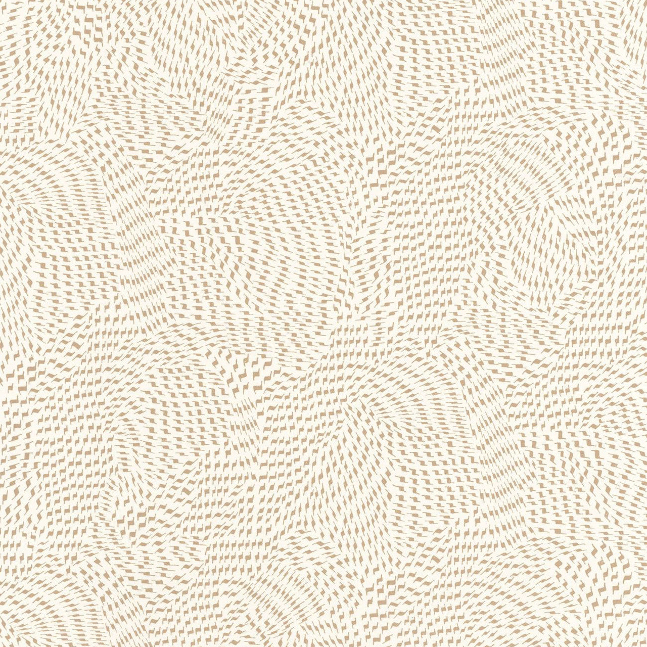 75722650 Passy Square Jasmin Blanc and Beige Argile Wallpaper by Casamance