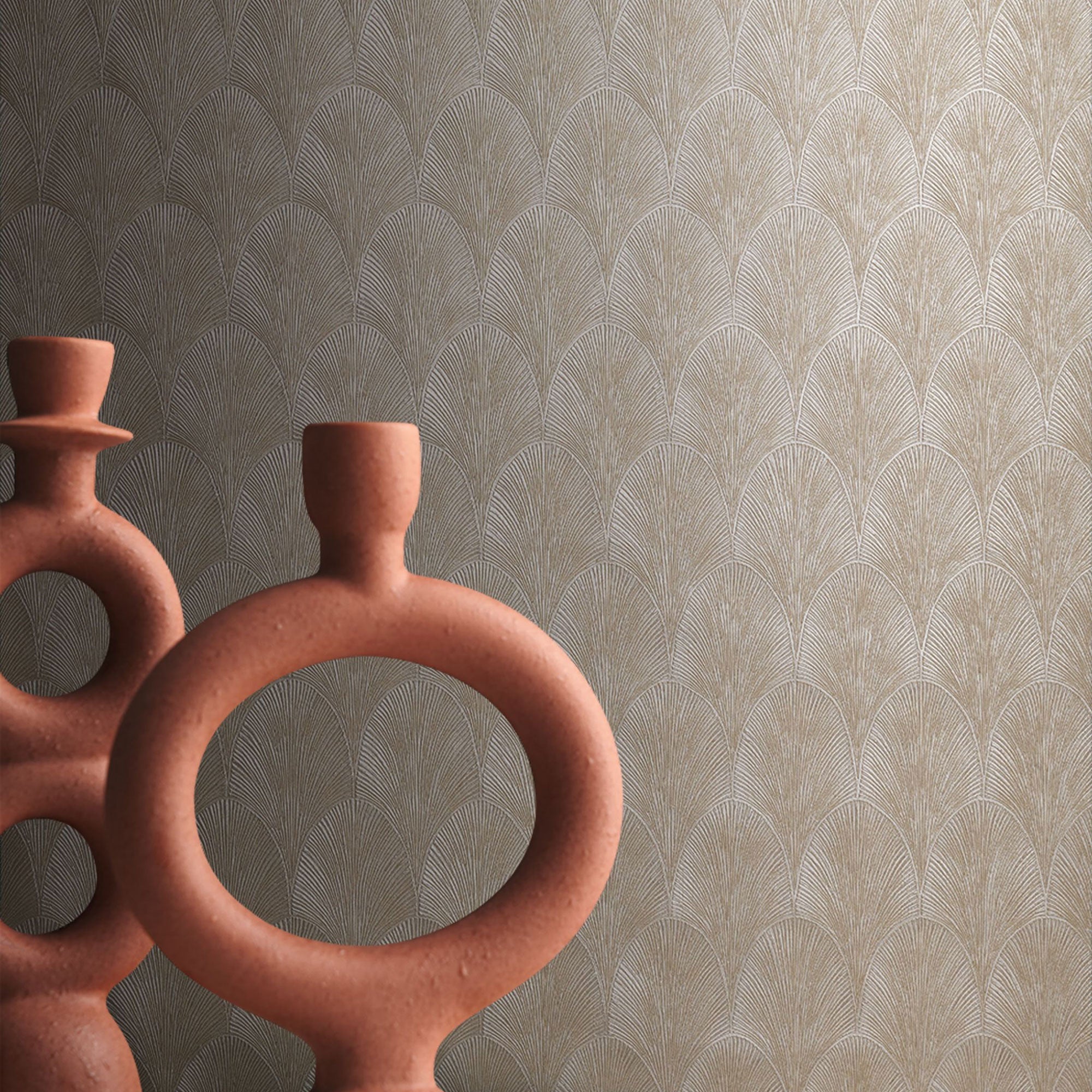 75781426 Tourmaline Argent Wallpaper by Casamance