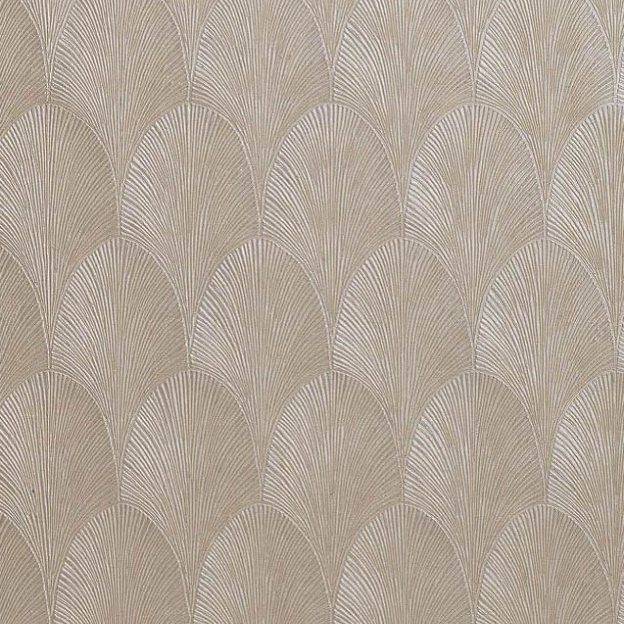 Tourmaline Argent Ecrin Wallpaper by Casamance