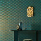 75782242 Tourmaline Emeraude/Doré Wallpaper by Casamance