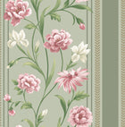 757 Raya Sage/Pink Wallpaper by Belgravia