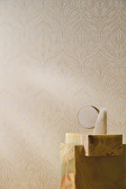 75821018 Felix Ivoire/Doré Wallpaper by Casamance