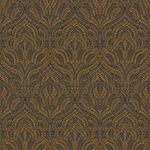 75821324 Felix Noir/Doré Wallpaper by Casamance
