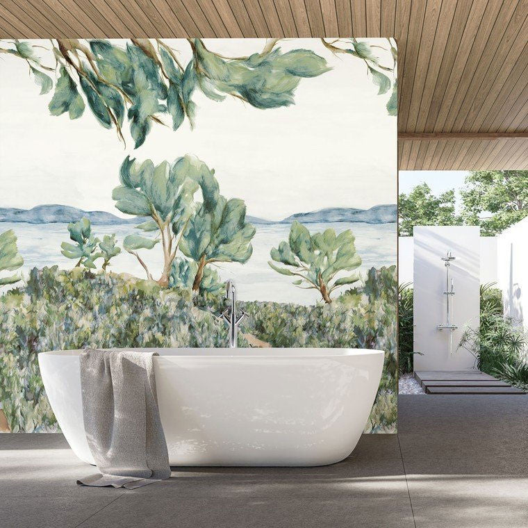 75830508 Cap Frehel Int Panoramas 2 Wallpanel by Casamance
