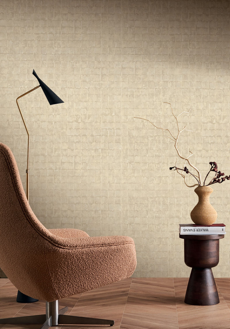 76080202 Faenza Sable Wallpaper by Casamance