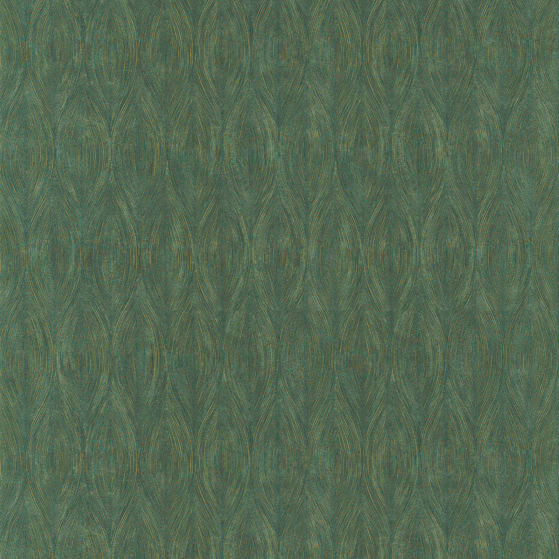 76113160 Keramos Cyprès/Doré Wallpaper by Casamance