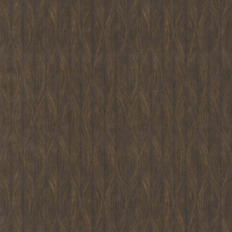 76113262 Keramos Ébène/Doré Wallpaper by Casamance
