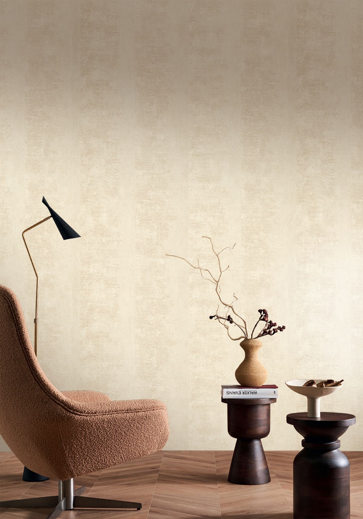 Zumaia Ivoire Wallpaper by Casamance